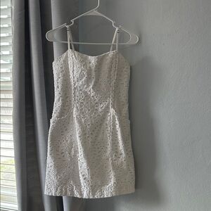 Lilly Pulitzer White Eyelet Mini Dress